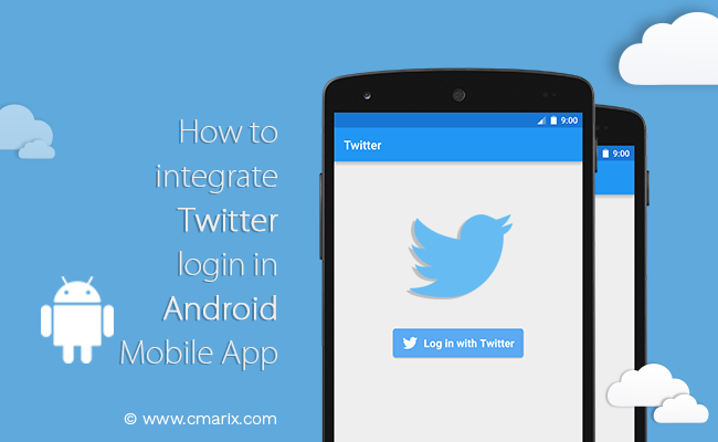 How to integrate Twitter login in Android Mobile App