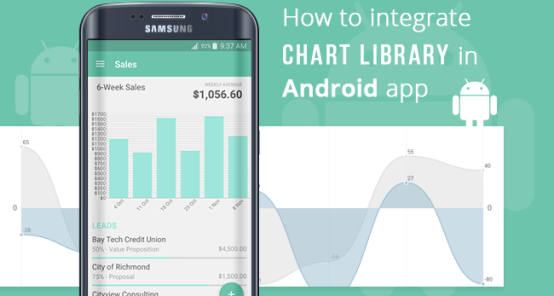 How to integrate chart library in Android mobile app