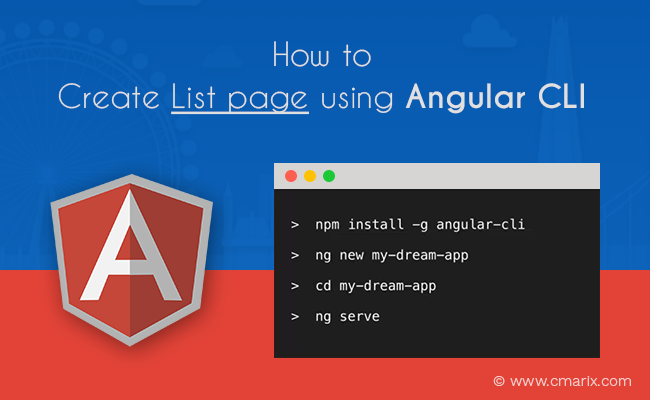 Learn How to Create List page using Angular2 CLI