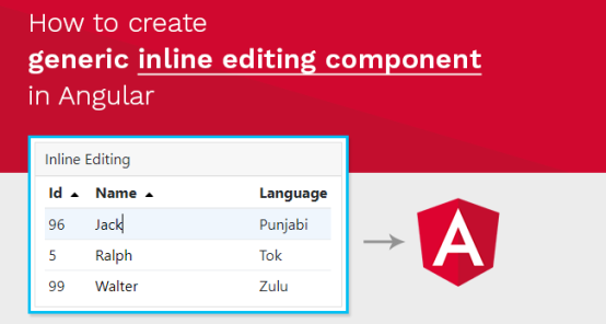 Create Generic Inline Editing Component In Angular