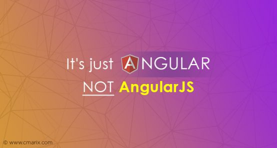 It's just Angular NOT AngularJS