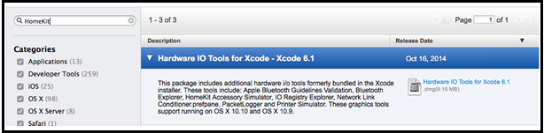 Hardware IO Tools for Xcode