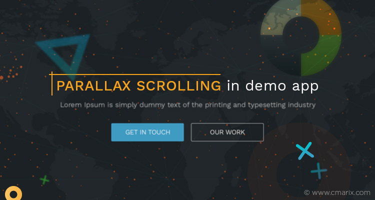 How to implement Parallax Scrolling in Mobile application