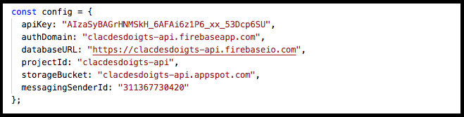 Firebase setting before `@Component`