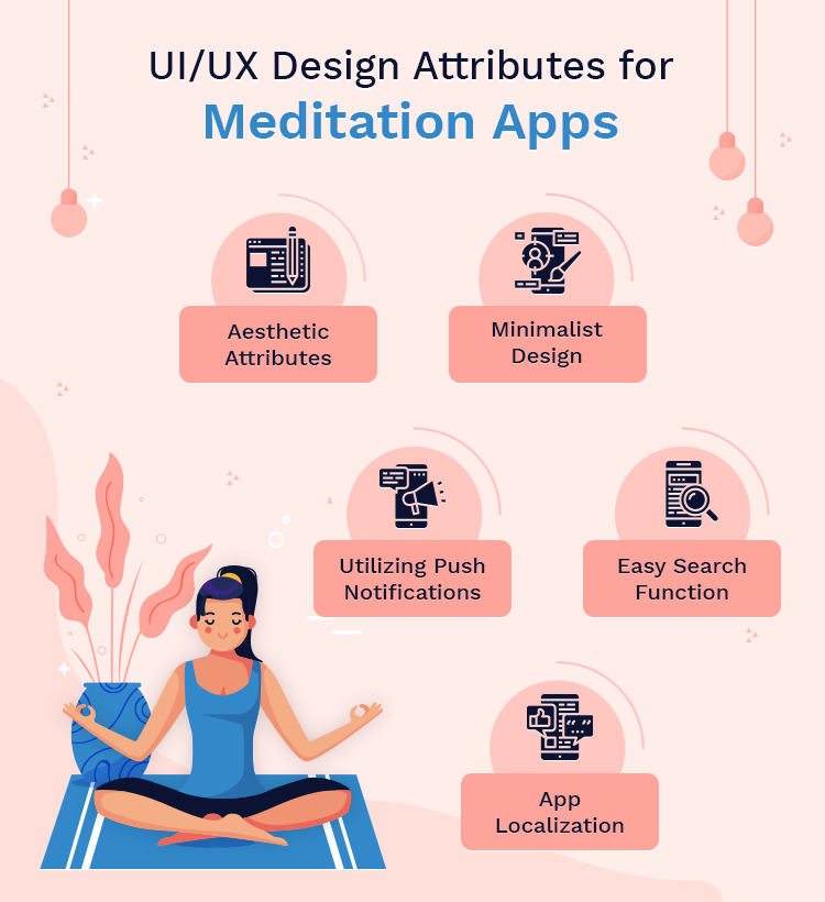 UI/UX Design Attributes For Meditation Apps