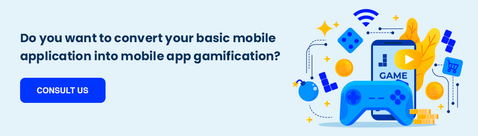 Mobile app gamification