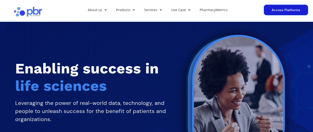 Business website focused on life sciences