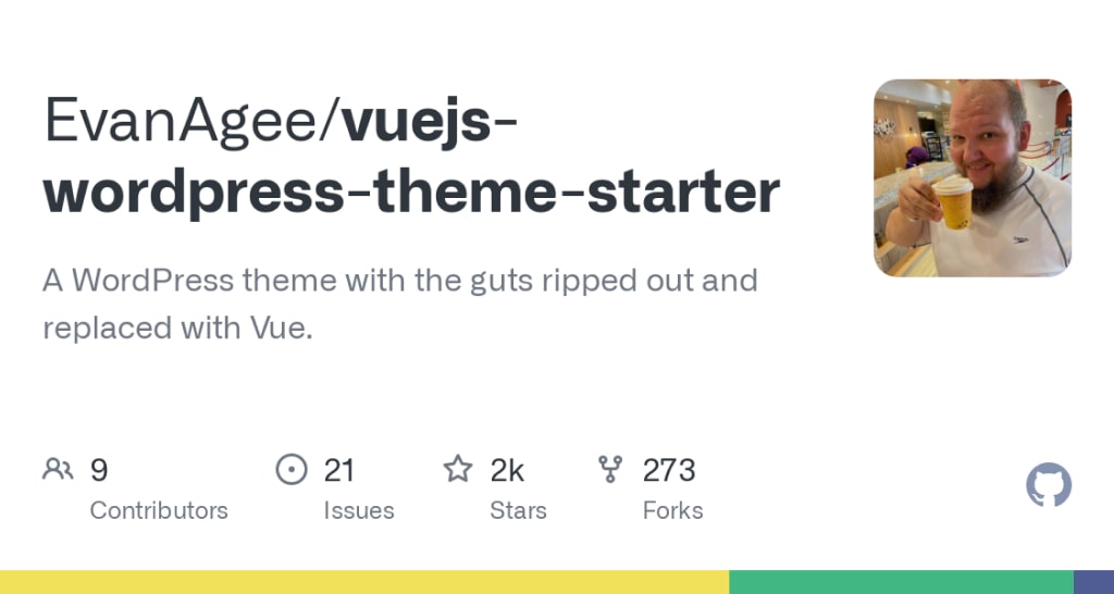 Vue JS WordPress Theme Starter