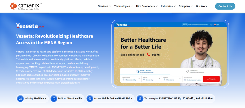 Healthcare platform for MENA region