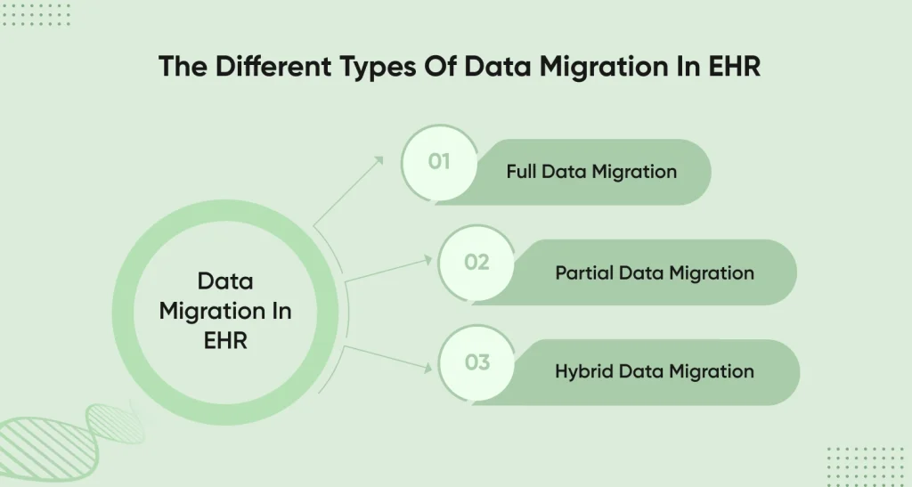 Different Types of Data Migration in EHR
