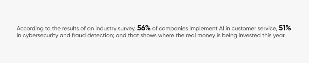 Survey results on AI implementation trends