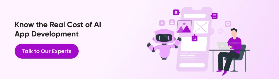 cost of AI app development