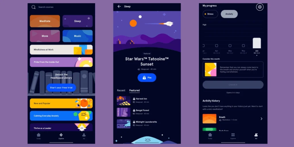 Headspace Application