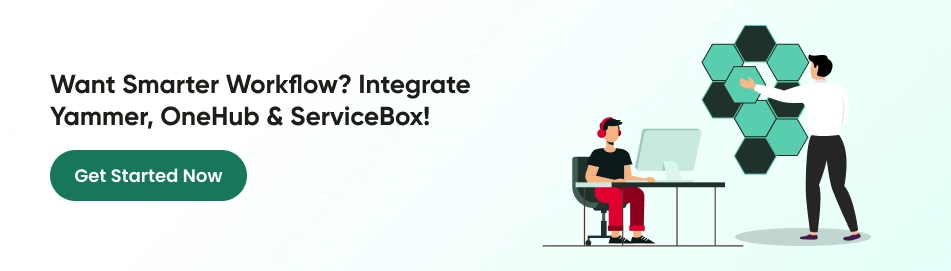 Integrate Yammer Onehub Servicebox