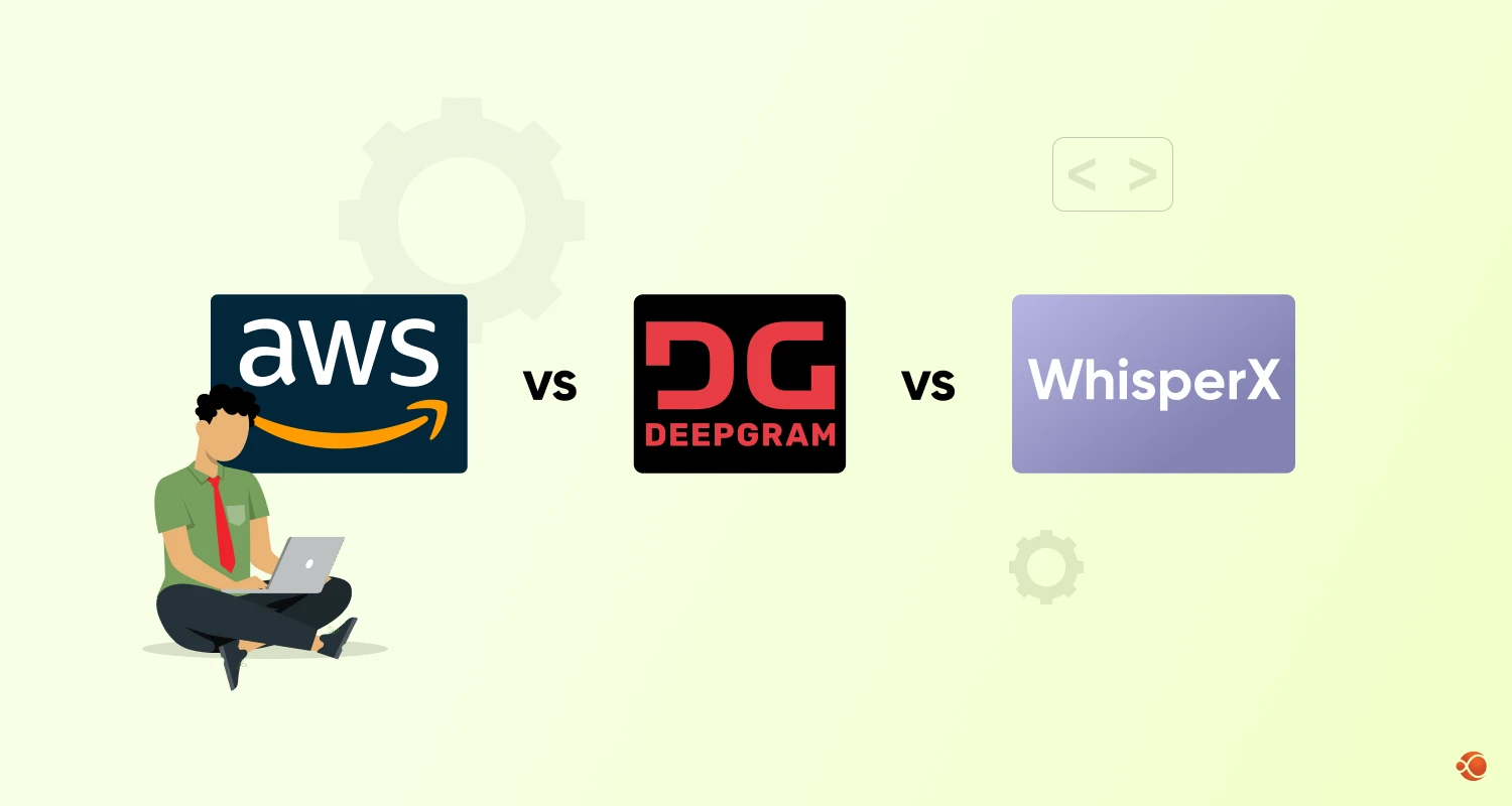 AWS Transcribe vs Deepgram vs Whisper: Choosing the Right Speech-to-Text Solution for Your Business