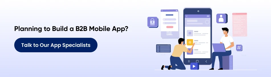 build a b2b mobile app