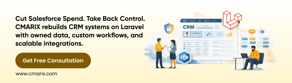 CMARIX rebuilds CRM systems on Laravel with owned data
