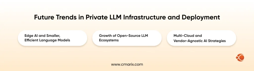 future trends in private LLM infrastructure and deployment