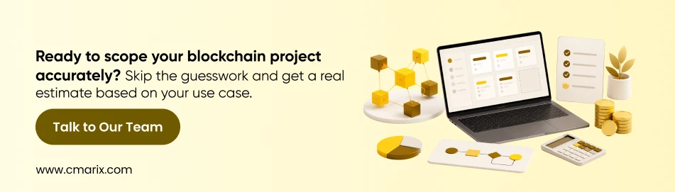 Blockchain project estimation