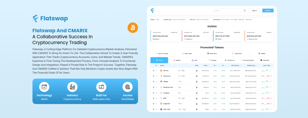 Cryptocurrency trading platform interface overview