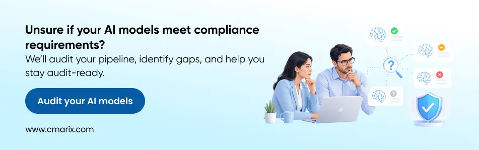 People discussing AI model compliance audit