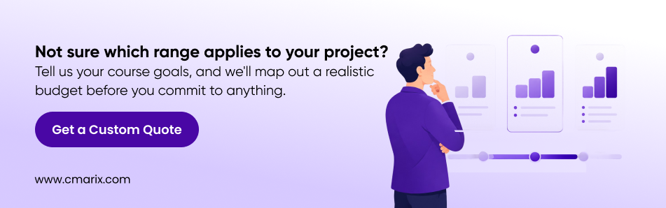 Custom quote for eLearning project budget