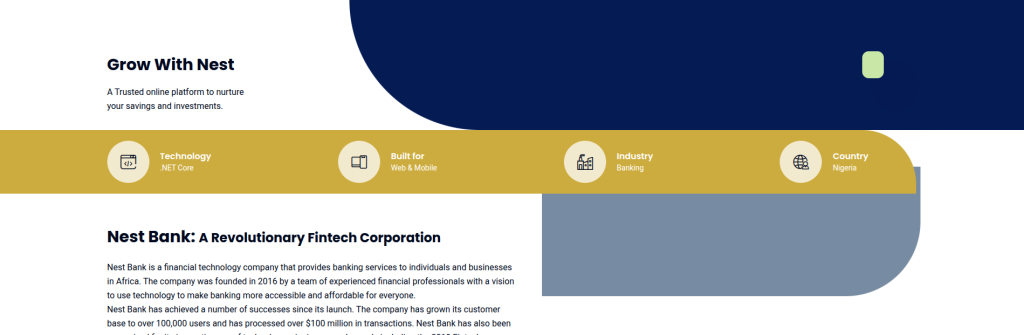Fintech company overview and mission